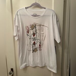 NWT White Cowgirl Graphic T-Shirt